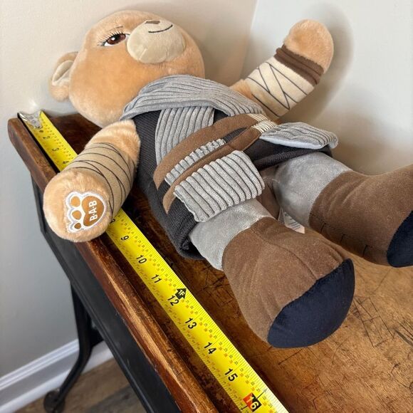 Star Wars Build-A-Bear BAB Rey Plush Bear Stuffed Animal Toy 15" Great Used Cond - Picture 15 of 17